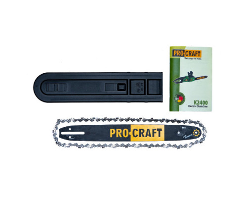 Електропила ланцюгова  PRO-CRAFT K2400 пряма + Олива Procraft для ланцюга 1 л