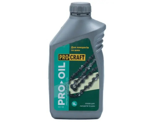 Електропила ланцюгова PRO-CRAFT 1800 бічна + Олива Procraft для ланцюга 1 л