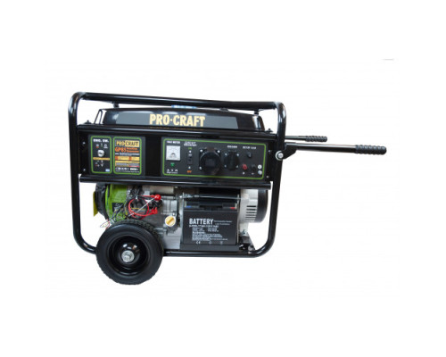 Генератор бензиновий PRO-CRAFT GP85 UNIVERSAL + Олива PROCRAFT 4T DIESEL 1.4л