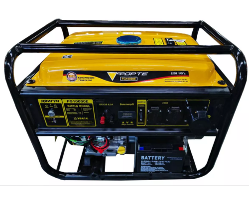 Бензиновий генератор Forte FG10000E