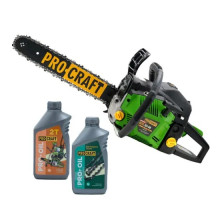 Бензопила Procraft GS50 (1 шина, 1 ланцюг 40)