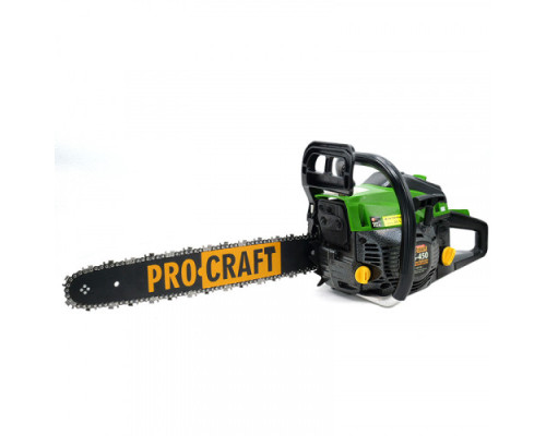 Бензопила Procraft GS450 + Олива 2T 1л + Олива для ланцюга Procraft 1л