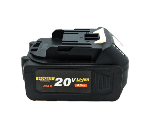 Шуруповерт Procraft PA18BL extra(1 акб) + КШМ PGA20(без акб) + Перфортатор PHA20 + Battery20/4 + сумка BG400