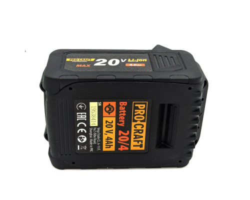 Шуруповерт Procraft PA18BL extra(1 акб) + КШМ PGA20(без акб) + Перфортатор PHA20 + Battery20/4 + сумка BG400