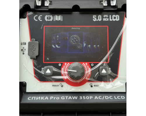 Універсальна аргонодугова установка СПИКА Pro-GTAW 350P AC/DC LCD екран з блоком водяного охолодження