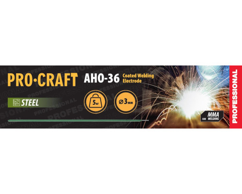 Електроди Procraft AHO36 5кг 3мм