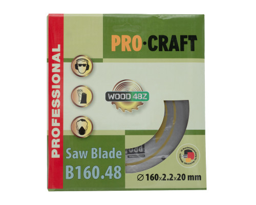 Пиляльний диск Procraft B160.48 48T (по дереву)