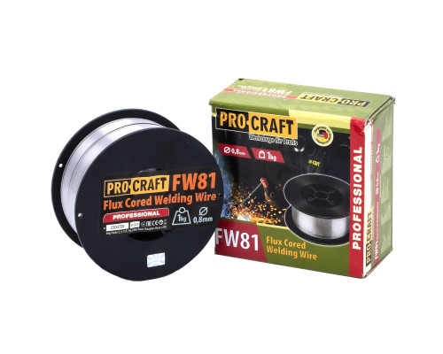 Флюсовий зварювальний дріт Procraft FW81 0.8 мм 1 кг