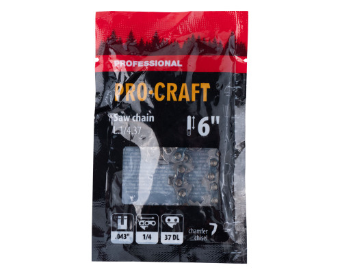 Ланцюг для ланцюгової пилки Procraft L.1/4.37 Universal 1/4" шаг 37 зв.