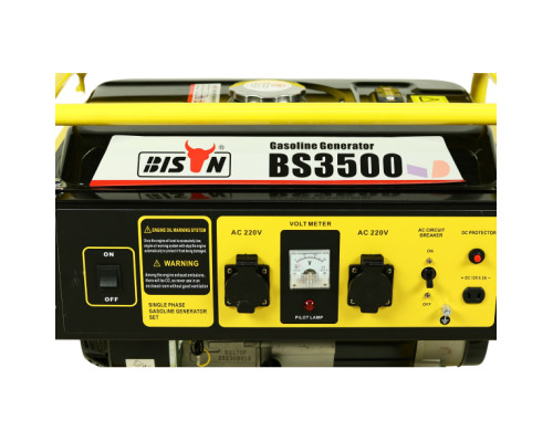 Бензиновий генератор BISON BS3500 (2.6 -3,0 кВт)