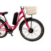 Електровелосипед Cross Betty 26" 13" Рожевий-Сірий передній 350W 36V10Ah