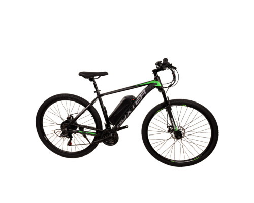 Електровелосипед CrossBike Boxter 29" 19" Чорний-Зелений задній 500W 48V/13Ah
