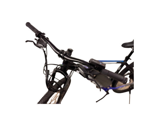 Електровелосипед CrossBike Convoy 29" 19" Чорний-Синій задній 500W 48V/13Ah