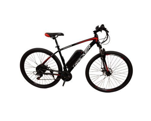 Електровелосипед CrossBike Tracker 29" 18" Чорний-Червоний задній 500W 48V/13Ah