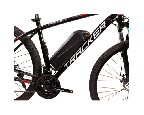Електровелосипед CrossBike Tracker 29" 18" Чорний-Червоний задній 500W 48V/13Ah