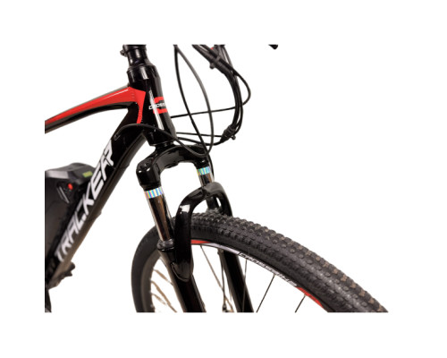 Електровелосипед CrossBike Tracker 29" 18" Чорний-Червоний задній 500W 48V/13Ah
