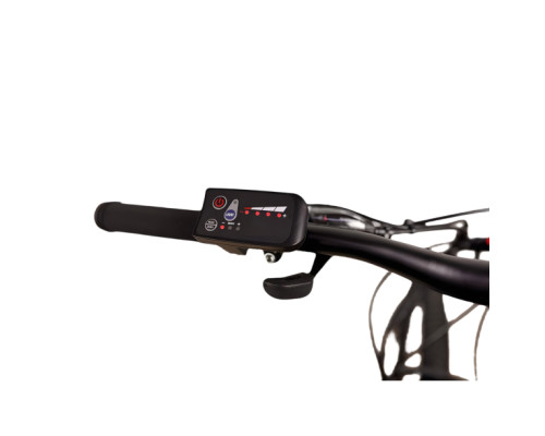 Електровелосипед CrossBike Tracker 29" 18" Чорний-Синій задній 500W 48V/13Ah