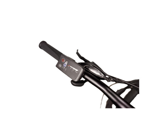 Електровелосипед CrossBike Ultra 29" 19" Чорний-Сріблястий задній 500W 48V/13Ah