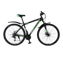 Велосипед Champion Spark 27.5 "19" Чорний-Зелений-Білий