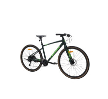 Велосипед Cronus Gravel 28" 17.5" Чорний-Зелений