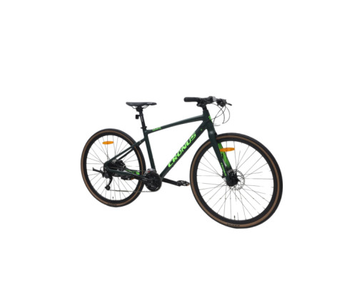 Велосипед Cronus Gravel 28" 17.5" Чорний-Зелений