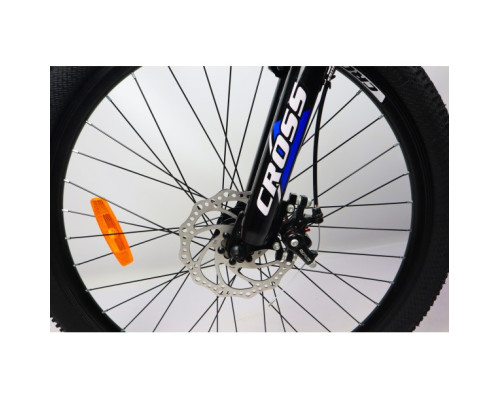 Велосипед Cross Hunter 27.5" 17" Чорний-Синій