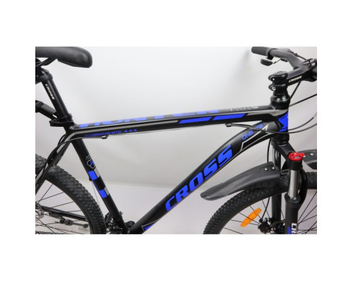 Велосипед Cross Hunter 27.5" 17" Чорний-Синій