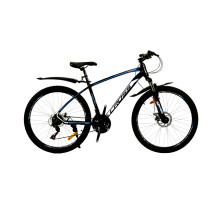 Велосипед CrossBike Tracker 27.5" 17" Чорний-Синій