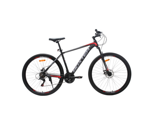 Велосипед CrossBike BOXTER 27.5" 17" Чорний-Червоний