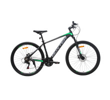 Велосипед CrossBike BOXTER 27.5" 17" Чорний-Зелений
