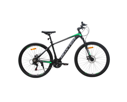 Велосипед CrossBike BOXTER 27.5" 17" Чорний-Зелений