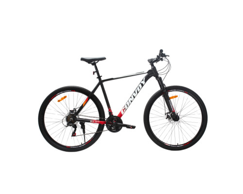 Велосипед CrossBike CONVOY 29" 19" Чорний-Червоний