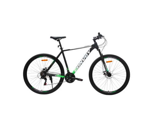 Велосипед CrossBike CONVOY 29" 19" Чорний-Зелений