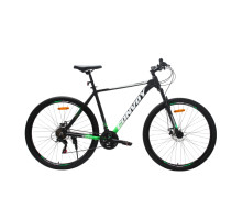 Велосипед CrossBike CONVOY 29" 21" Чорний-Зелений