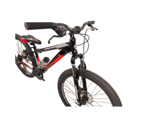 Велосипед Crossbike Dragster Susp 26" 13" Чорний-Червоний
