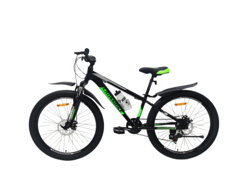 Велосипед Crossbike Dragster Susp 26" 13" Чорний-Зелений