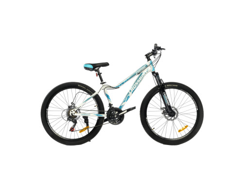 Велосипед CrossBike Empire 26"15" Білий-Голубий
