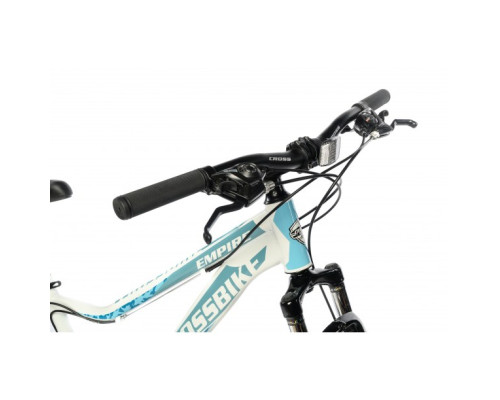 Велосипед CrossBike Empire 26"15" Білий-Голубий