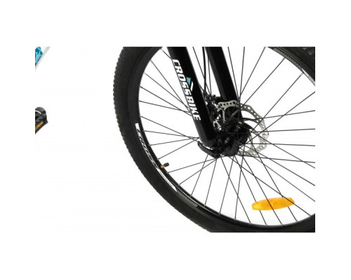 Велосипед CrossBike Empire 26"15" Білий-Голубий