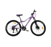 Велосипед CrossBike Empire 26"15"Фіолетовий-Білий