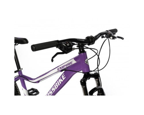 Велосипед CrossBike Empire 26"15"Фіолетовий-Білий