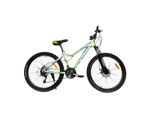 Велосипед CrossBike Empire 26"15"Зелений-Білий
