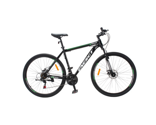 Велосипед CrossBike Energy 29" 21" Чорний-Зелений