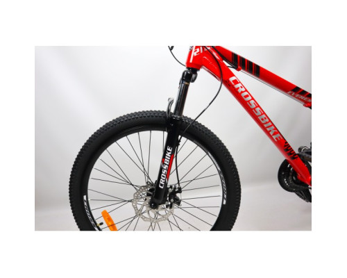 Велосипед CrossBike Everest 24"12" Червоний