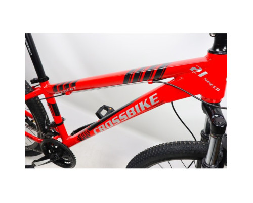 Велосипед CrossBike Everest 24"12" Червоний