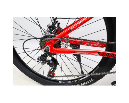 Велосипед CrossBike Everest 24"12" Червоний