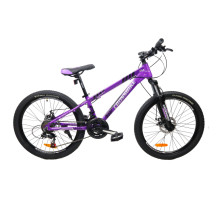 Велосипед CrossBike Everest 24"12" Фіолетовий