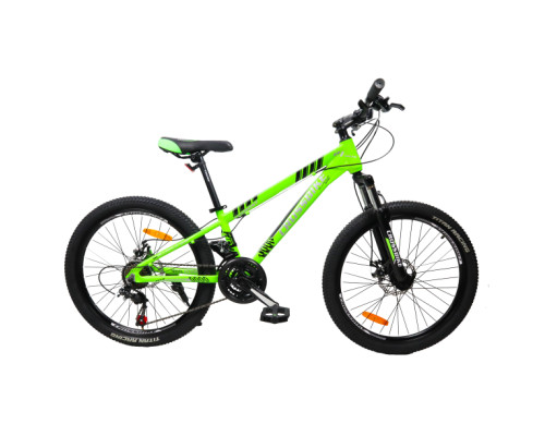 Велосипед CrossBike Everest 24"12" Салатний