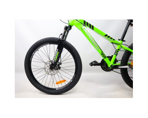 Велосипед CrossBike Everest 24"12" Салатний