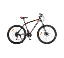 Велосипед CrossBike Everest 27"19" Чорний-Червоний